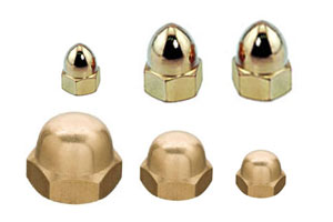 brass dome nuts acron nuts